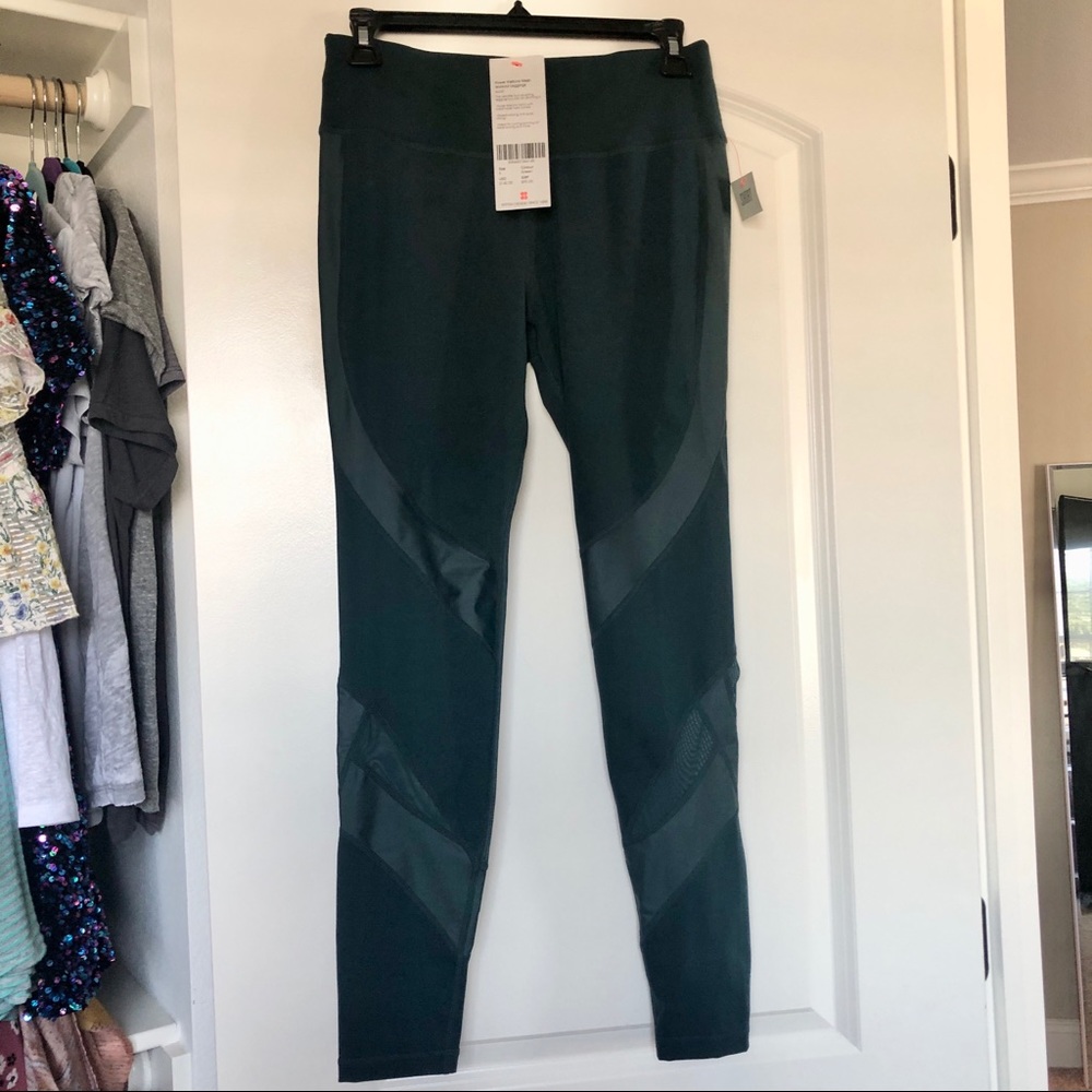 NWT Sweaty Betty dark green/blue legging